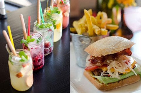 Hamburger menü 2 főre a Spájz XXL Étteremben