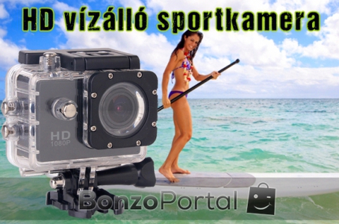Vízálló HD DV sportkamera és fényképező