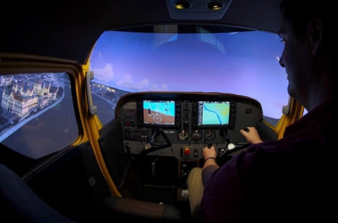 Cessna 172 repülőgép szimulátorozás 40 percben