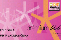 Belföldi szállásfoglalásokra kedvezményt nyújtó Prémium Klub Utazási Kártya 1-2 fő részére, 1 év időtartamra