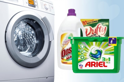 Ariel, Dosia, Dufty termékek a patyolat tiszta ruhákhoz