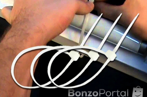 150 mm-es, extra erős kötegelő, gyorskötöző