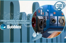 Lehet szórakoztató a mosás! 6.000 Ft értékű Bubbles chipkártya önkiszolgáló mosodai szolgáltatásokra