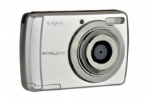 EasyPix S524 Silver digitális fényképezőgép és videokamera 5 MP képszenzorral, 8x digitális zoom-mal, 2.4” kijelzővel
