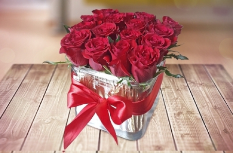 Választható rózsaboxok akár 30 szál rózsával