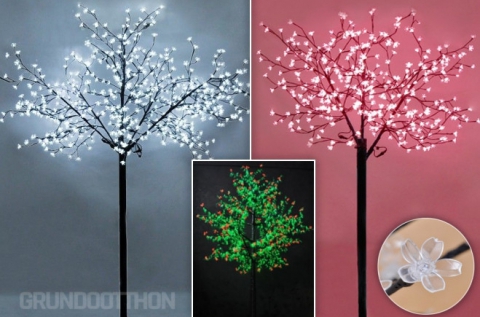 84 LED-es Sakura fa kültéri használatra is