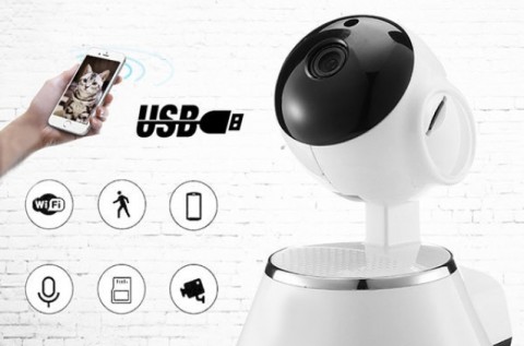 Telefonról vezérelhető, mozgatható WiFi kamera