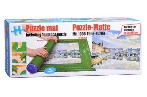 1000 db-os puzzle 108x78 cm-es szőnyeggel