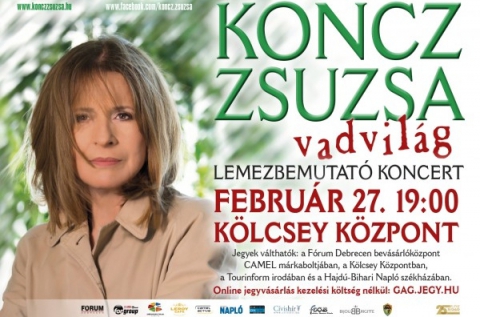 Koncz Zsuzsa koncert Debrecenben