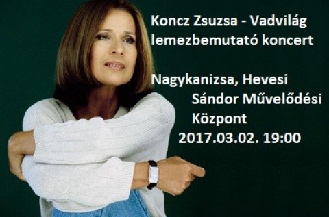 Koncz Zsuzsa koncert Nagykanizsán