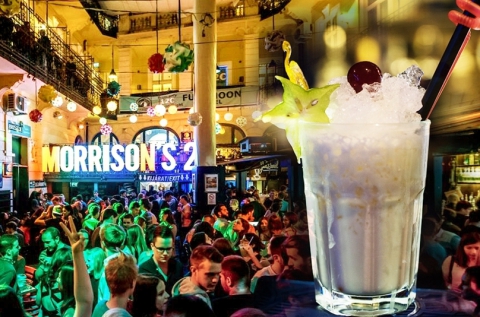 Belépő + 5 válaszható koktél  a Morrison's 2-ben