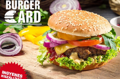 2 főre szóló BurgerCard kedvezménykártya