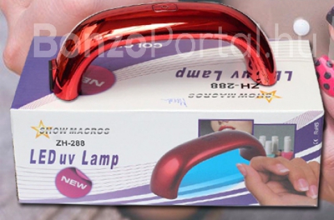 9 W-os LED-es UV lámpa gél lakkozáshoz