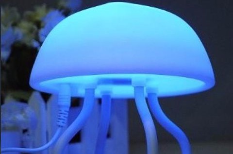 Medúza alakú hangulatlámpa