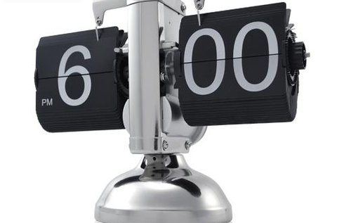 Flip Clock retro lapozós asztali óra