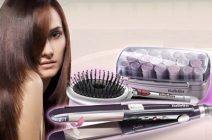 Babyliss hajvasaló, hajsütővas, ionizáló hajkefe és hajcsavaró szett akár 33% kedvezménnyel