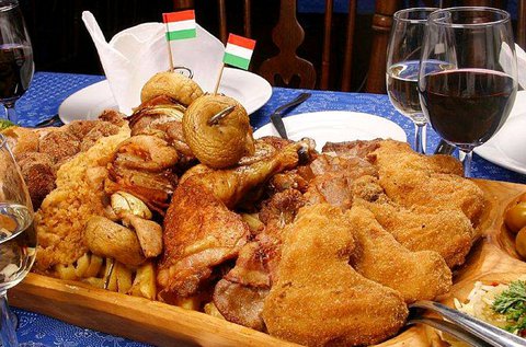 2 személyes bőségtál borjú bécsi szelettel