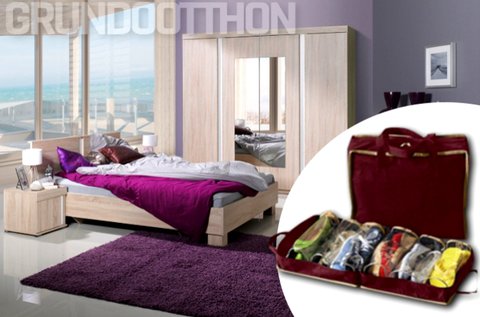 Összecsukható cipőtároló táska 6 pár lábbelinek