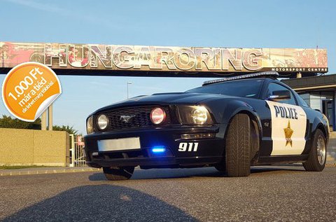 Ford Mustang G Police vezetés 3 körön át