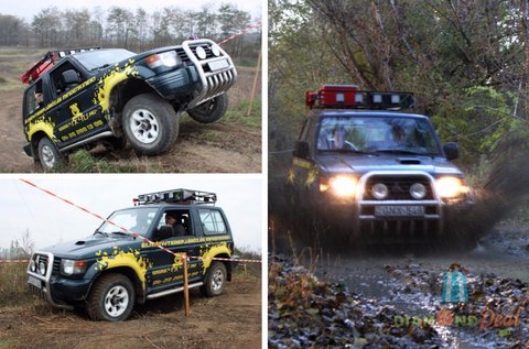 Off-Road vezetés Mitsubishi Pajero terepjáróval