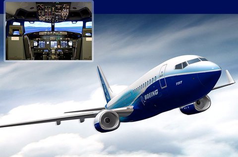 30 perces Boeing 737NG szimulátoros repülés