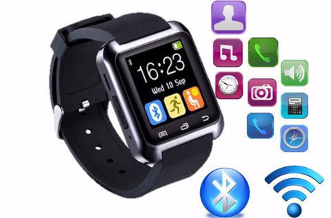 Smart Watch U8 bluetooth okosóra fekete színben