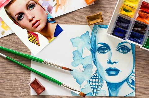 Olaj portréfestés fényképről feszített vászonra