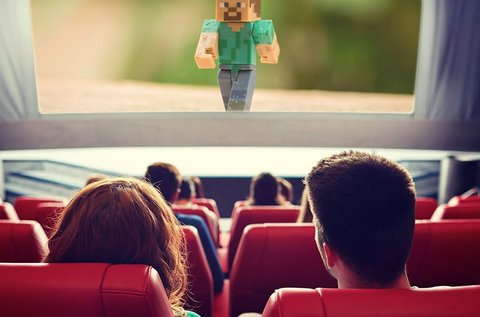Minecraft családi móka a moziban