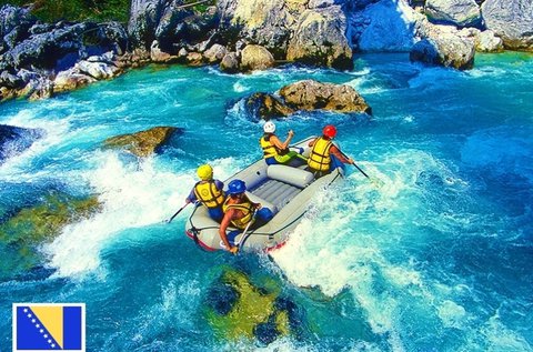 Rafting hétvége Boszniában, a Boracko-tónál