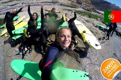 Vakáció és szörfözés a portugál óceánparton