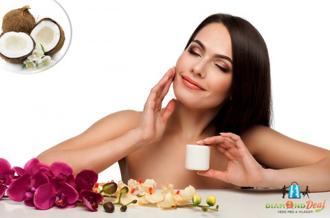 Kókuszolajos, hyaluronos és kollagénes arckezelés