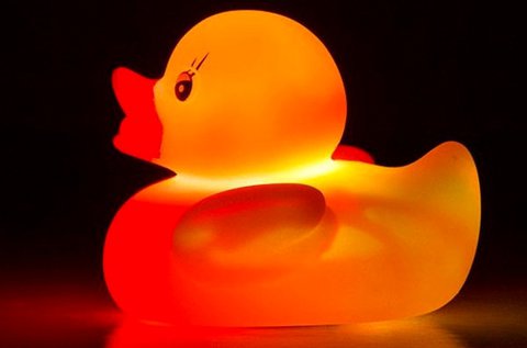 Disco Duck világító gumikacsa