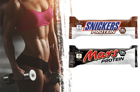 2 db Mars vagy Snickers protein szelet