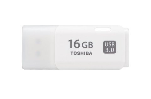 USB Toshiba fehér 16 GB-os memória