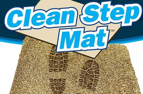 Clean Step Mat mikroszálas lábtörlő latex hátlappal