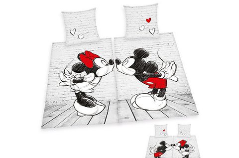 Disney Minnie és Mickey dupla ágyneműhuzatok