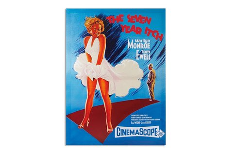 50x70 cm-es Marilyn Monroe plakát festővásznon