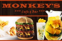 King Kong Burger + XXL sült krumpli mártogatóssal +  1 kancsó gyümölcsös, mentás limonádé