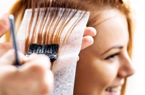 Fóliás melírozás mosással, szárítással