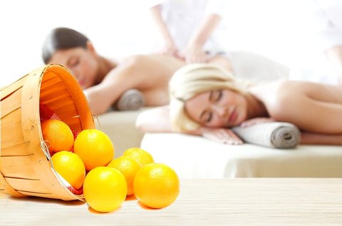 Narancsos-fahéjas aromaterápiás masszázs