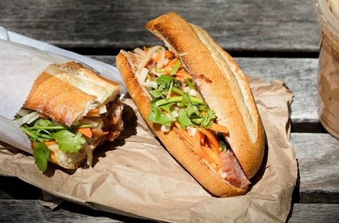 Tápláló, egészséges vietnami prémium szendvics