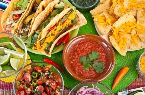 Á la carte mexikói ételfogyasztás 2 fő részére