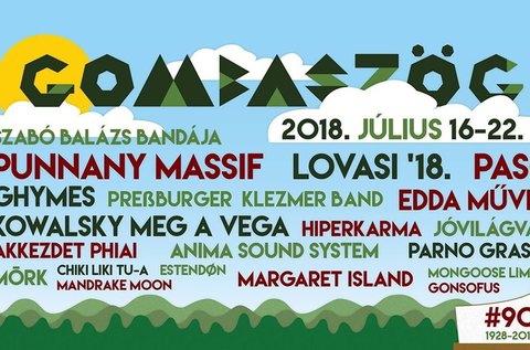 1 hetes bérlet a felvidéki Gombaszög Fesztiválra