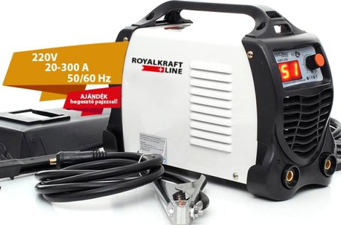 Royal Kraft 300 A-os inverteres hegesztőgép