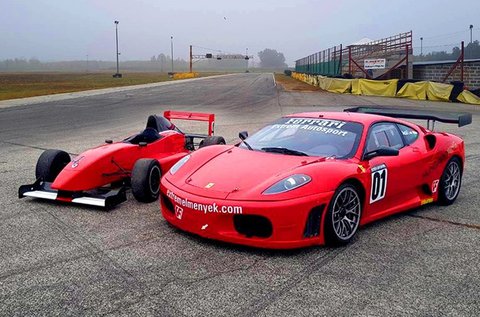 Ferrari F430 és Formula Renault 2.0 élményvezetés
