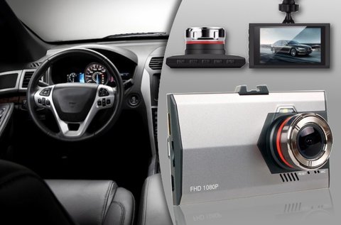FullHD autós útvonalrögzítő biztonsági kamera
