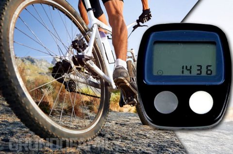 Kerékpár kilométeróra LCD kijelzővel