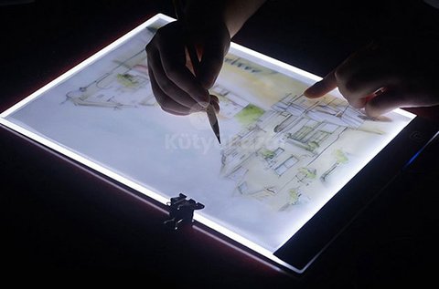 LED rajztábla grafikai munkák átmásolásához