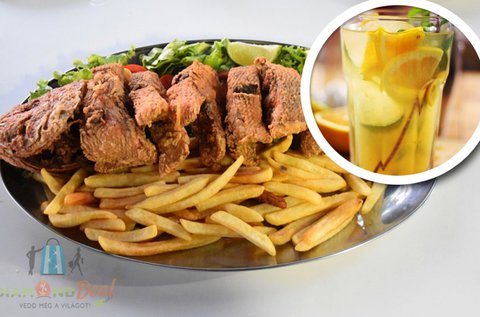 2 személyes frissen sült balatoni hekk tál