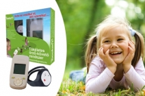 Iseeka rádiófrekvenciás gyermek őrző-követő rendszer